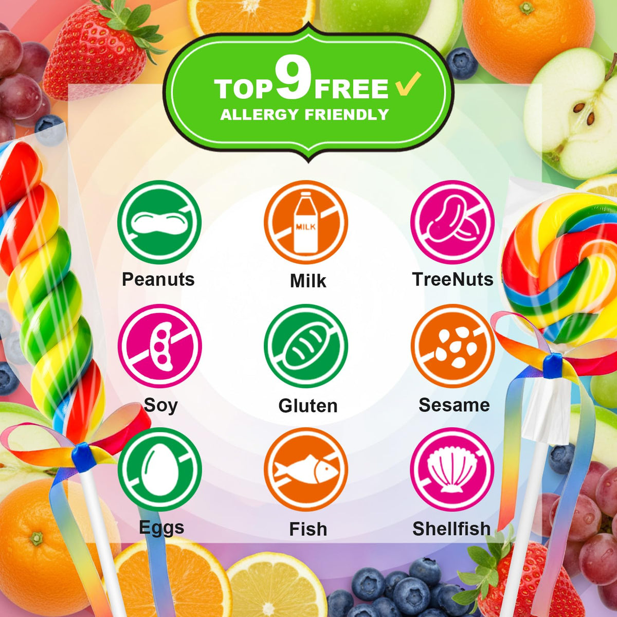 DelicYum individually wrapped lollipops ensure freshness and easy sharing at events.