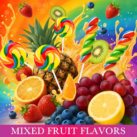 DelicYum rainbow lollipops 16-disc twists brighten party favors with playful candy accents.