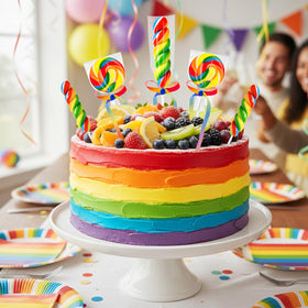 DelicYum themed party favors decor for birthdays and baby showers with edible whimsy.