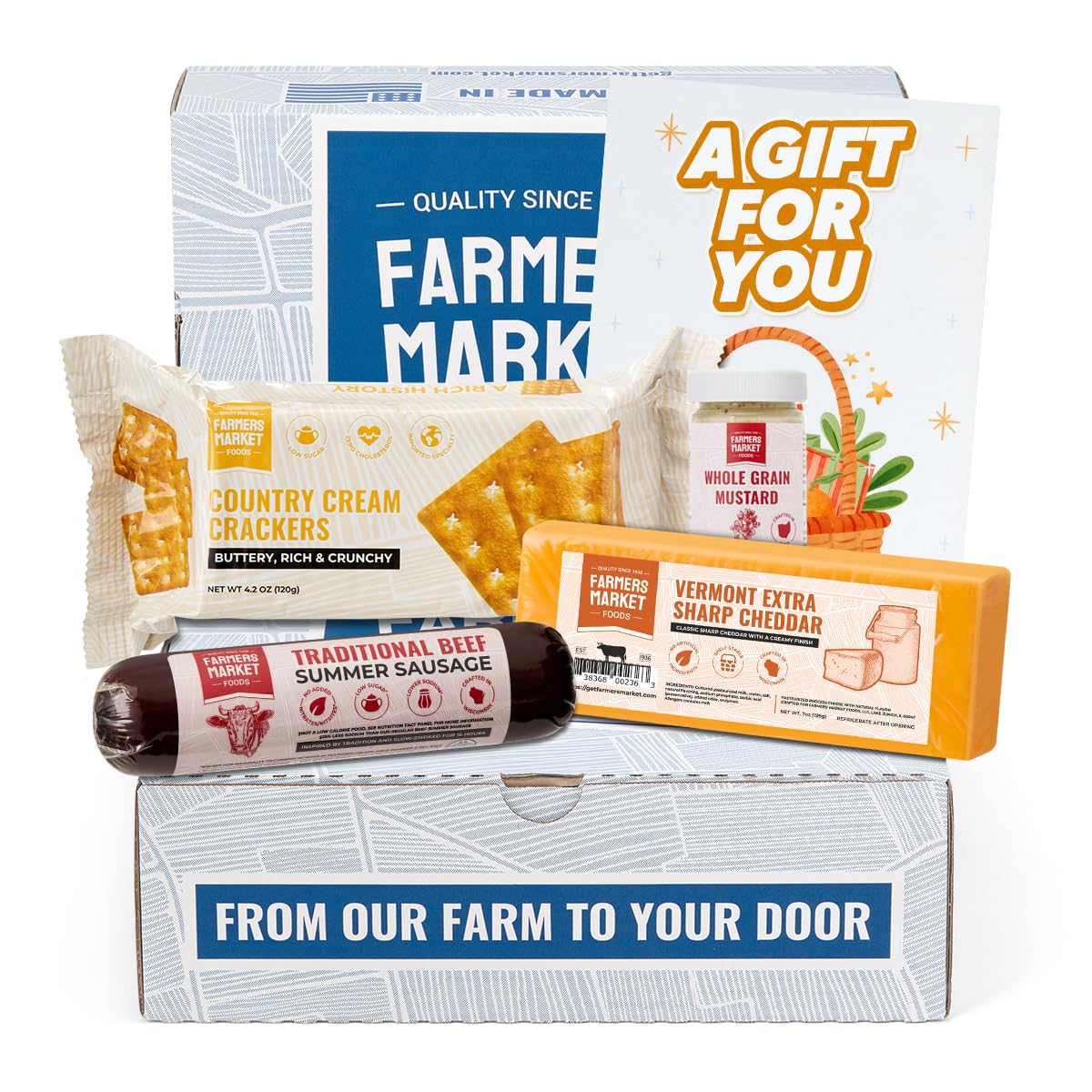 Deli Direct farmers market summer sausage on rustic board, bold flavor