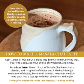 DelighTeas Chai Latte Foam Creation for creamy caffeine-free lattes