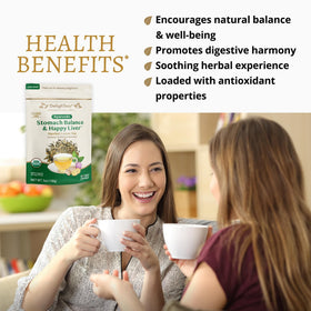DelighTeas Ginger Fennel Peppermint Tea for soothing digestion.