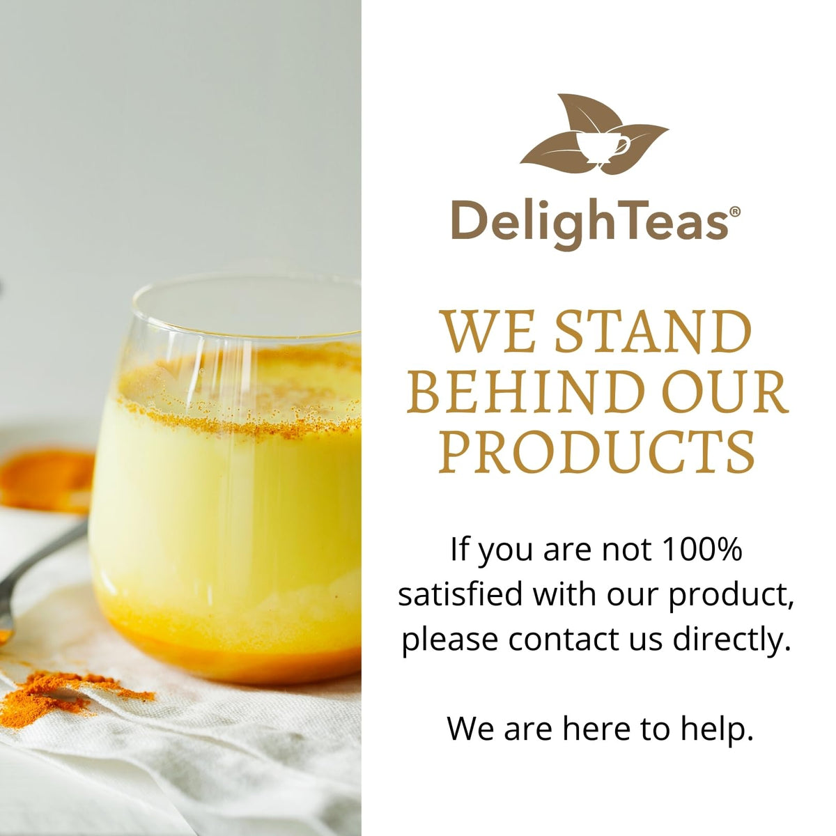 DelighTeas lab-tested organic ingredients ensure purity and quality.