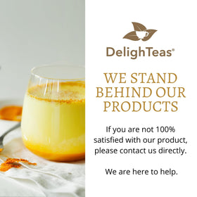 DelighTeas lab-tested organic ingredients ensure purity and quality.