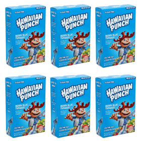 D'Elite Box Hawaiian Punch Berry Blue collection of six 8-count boxes for home or work.