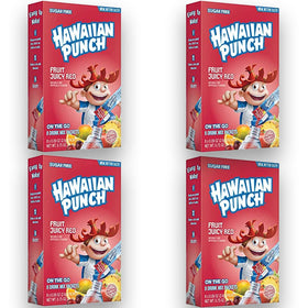 D'Elite Box Hawaiian Punch Juicy Red boxes for quick, sugar-free hydration at home.
