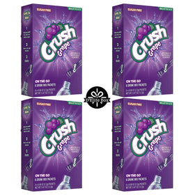 Delite Box Crush Grape boxes show zero sugar and vitamin C for a refreshing break