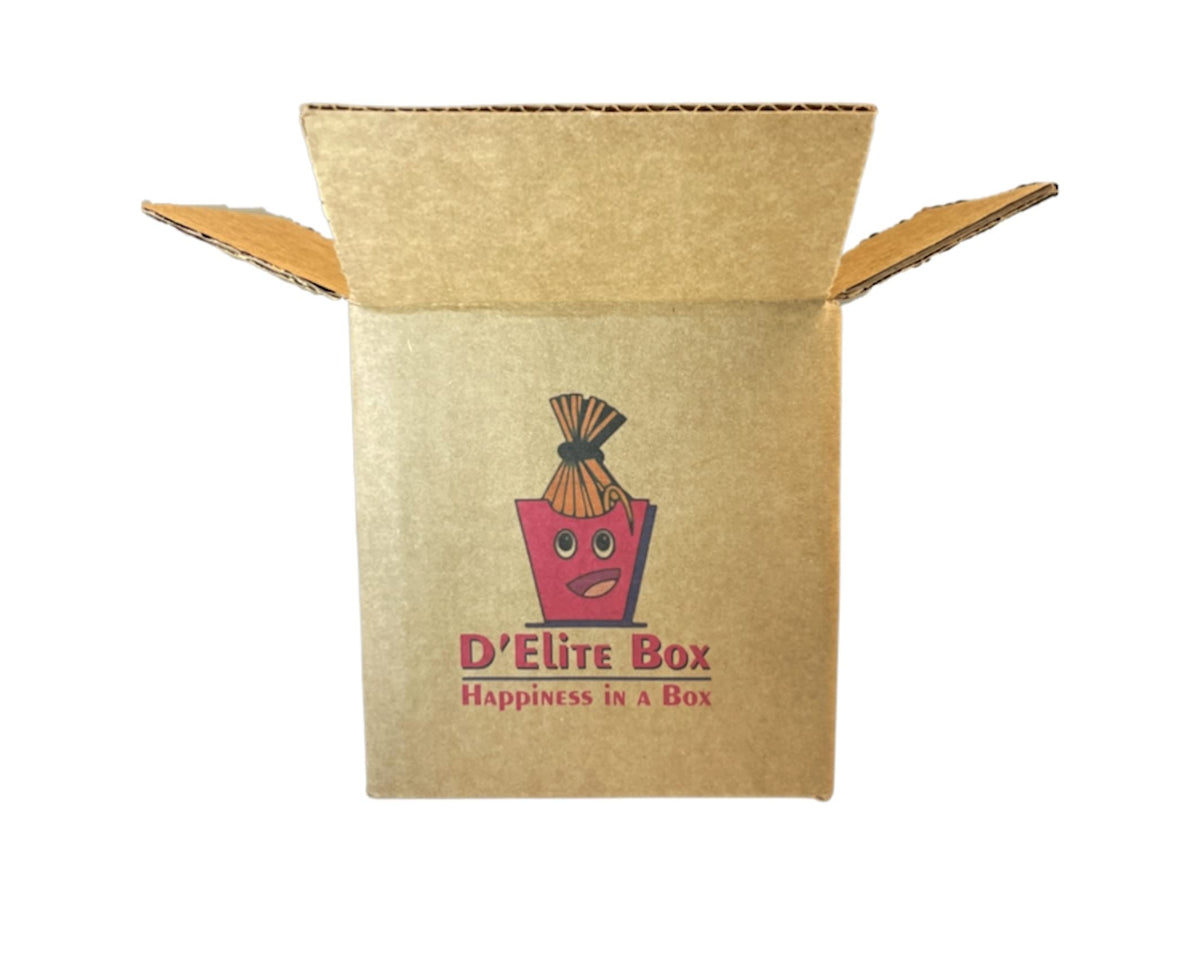 D'Elite Box Crush Sugar Free serving glass shows quick mix convenience.