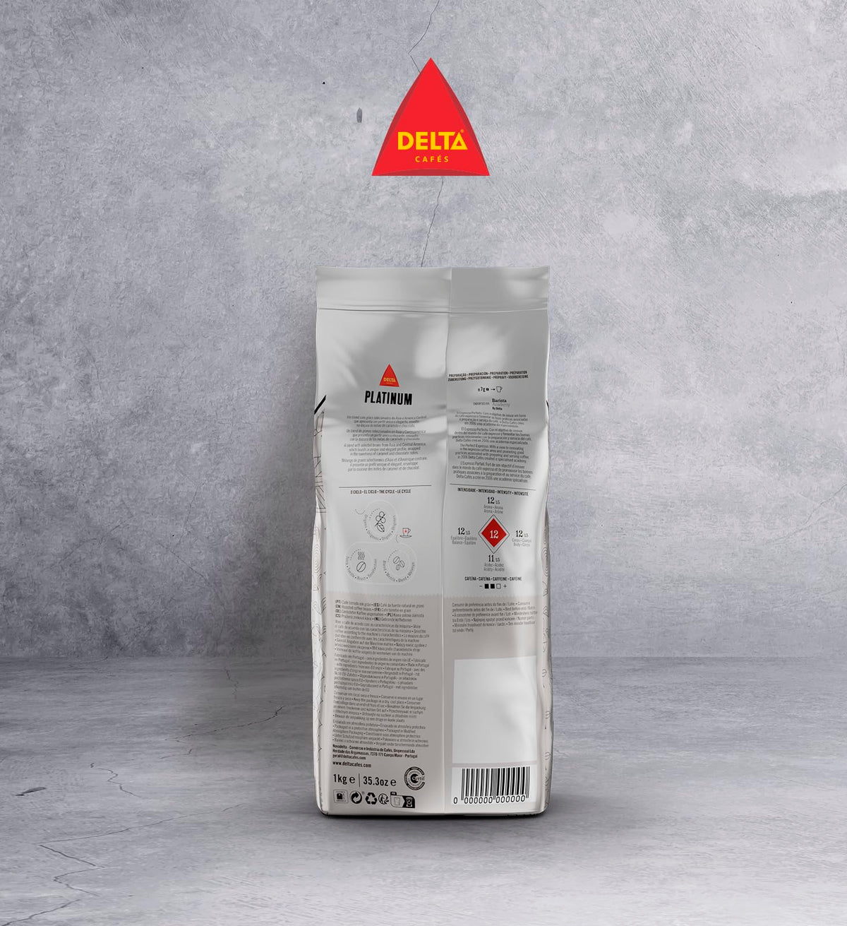 Delta Cafés Platinum artisan roast delivers consistent flavor in every cup