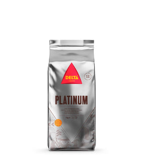 Delta Cafés Platinum beans espresso aroma with a balanced body for a smooth start
