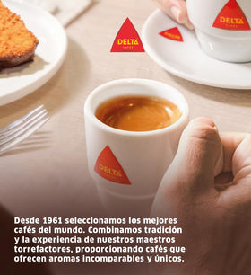 Delta Cafés Platinum brand quality at a practical price for daily enjoyment