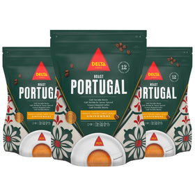 Delta Cafés Portugal ground coffee pack3 front view, ideal for espresso lovers