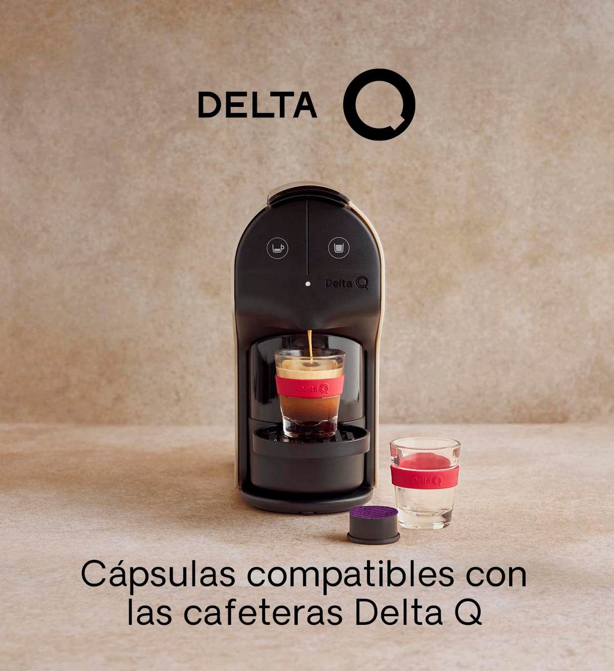 Delta Q MythiQ pods flavor notes cocoa, chocolate, and toasted nuts for a rich cup