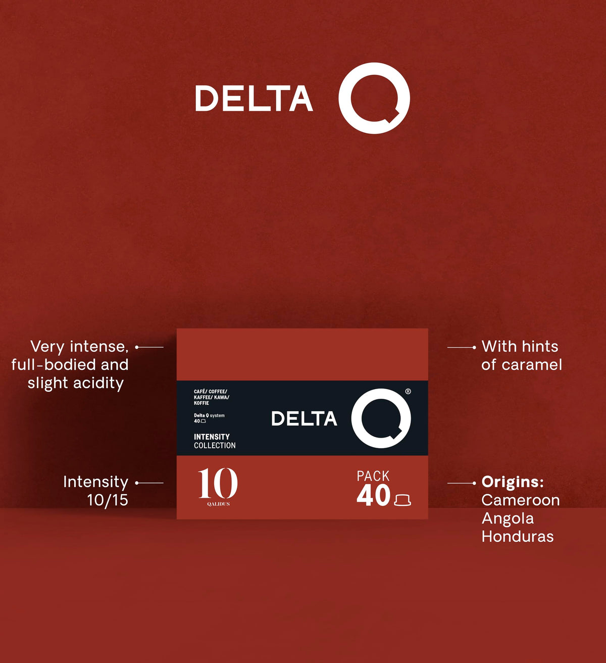 Delta Q Qalidus espresso shot with crema