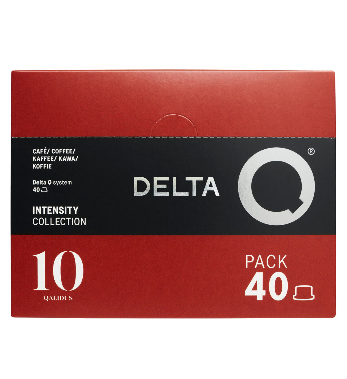 Delta Q Qalidus 40-pack pods for quick home espresso