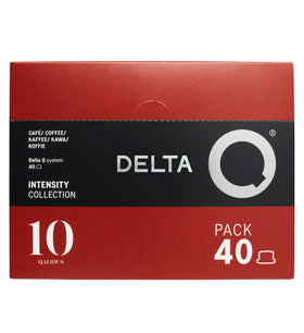 Delta Q Qalidus 40-pack pods for quick home espresso
