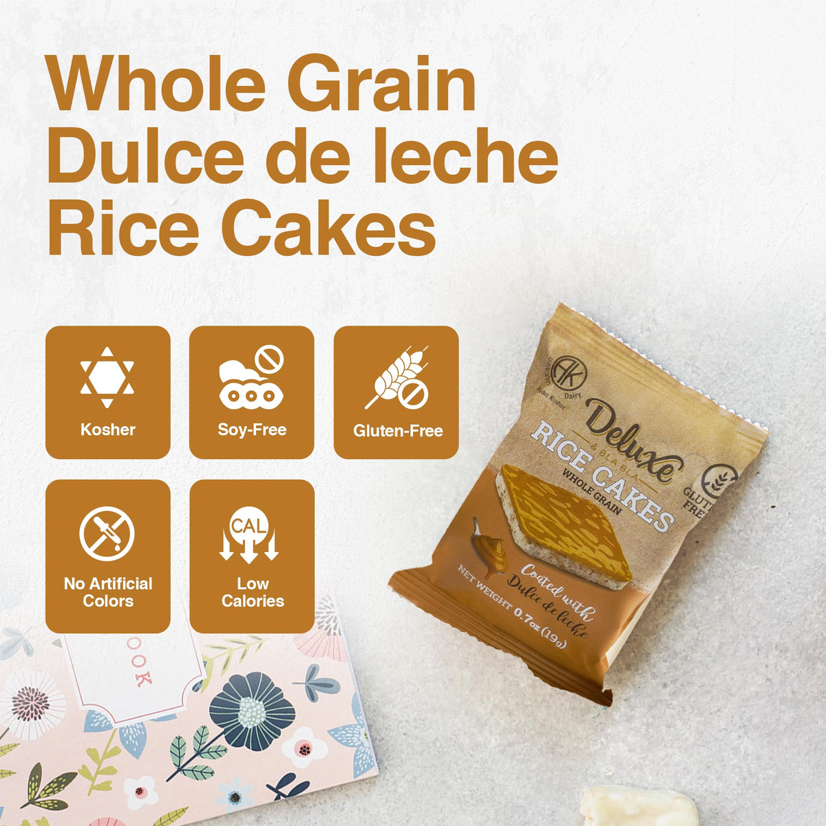 Deluxe and Bla Bla dulce de leche coating close-up for sweetness