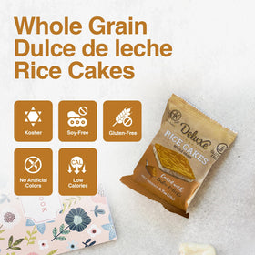 Deluxe and Bla Bla dulce de leche coating close-up for sweetness