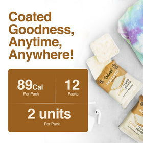 Deluxe & Bla Bla gluten-free kosher ingredients badge on packaging for peace of mind.