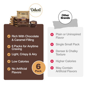 Deluxe & Bla Bla gluten-free soy-free ingredients showcase clean labeling.