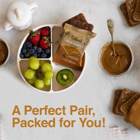 Deluxe and Bla Bla on-the-go snack idea in lunchbox