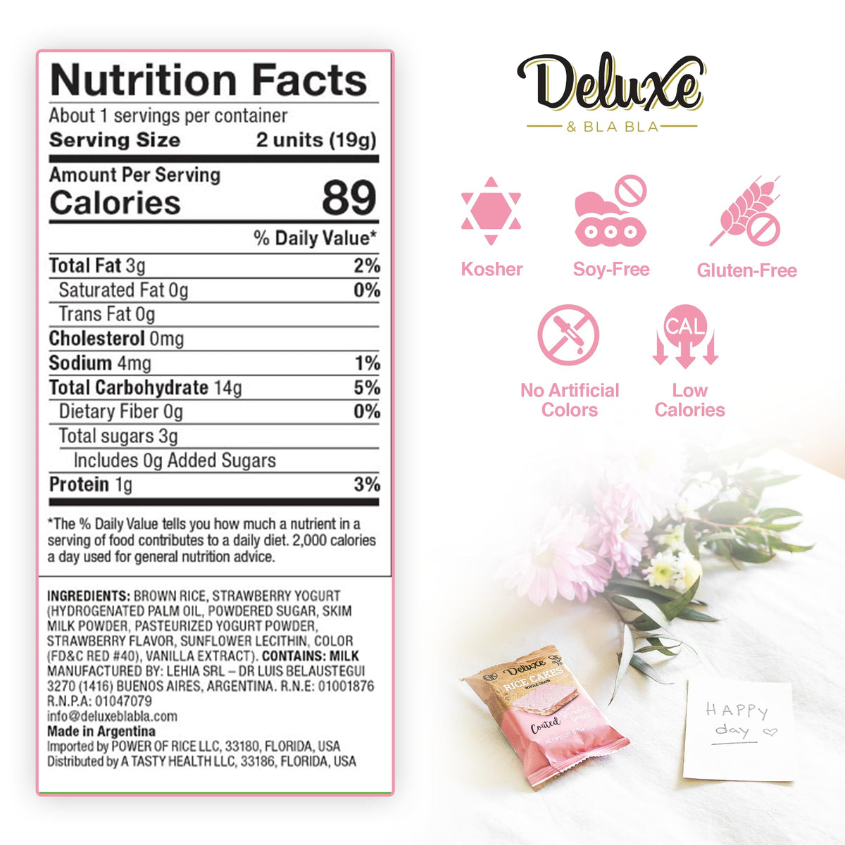 Deluxe & Bla Bla on-the-go snack in a lunchbox setup
