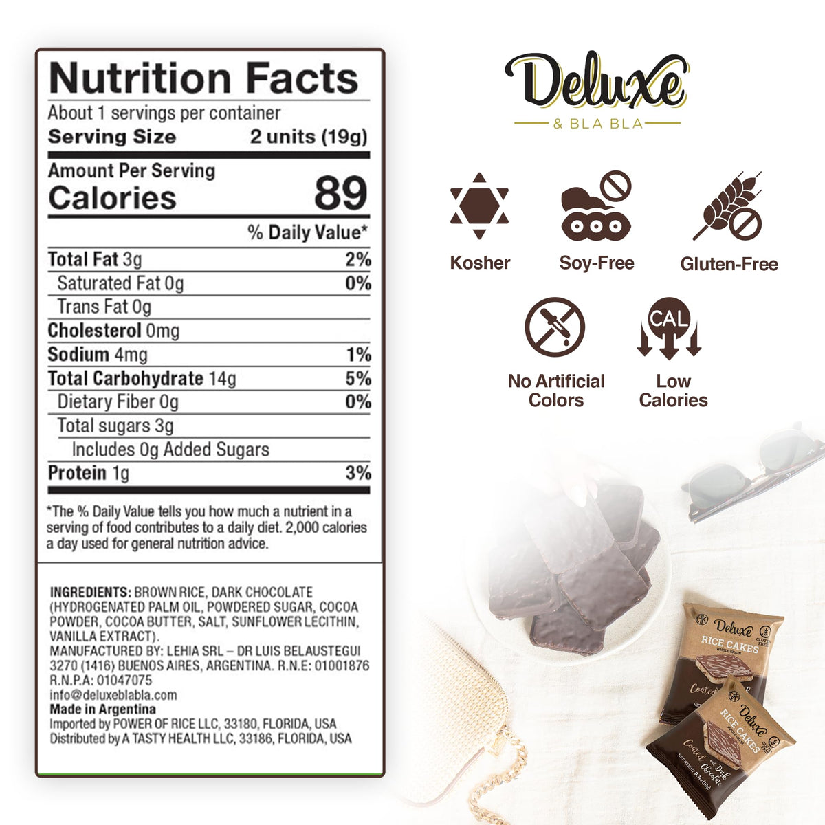 Deluxe & Bla Bla on-the-go snack option with crisp whole grain texture.