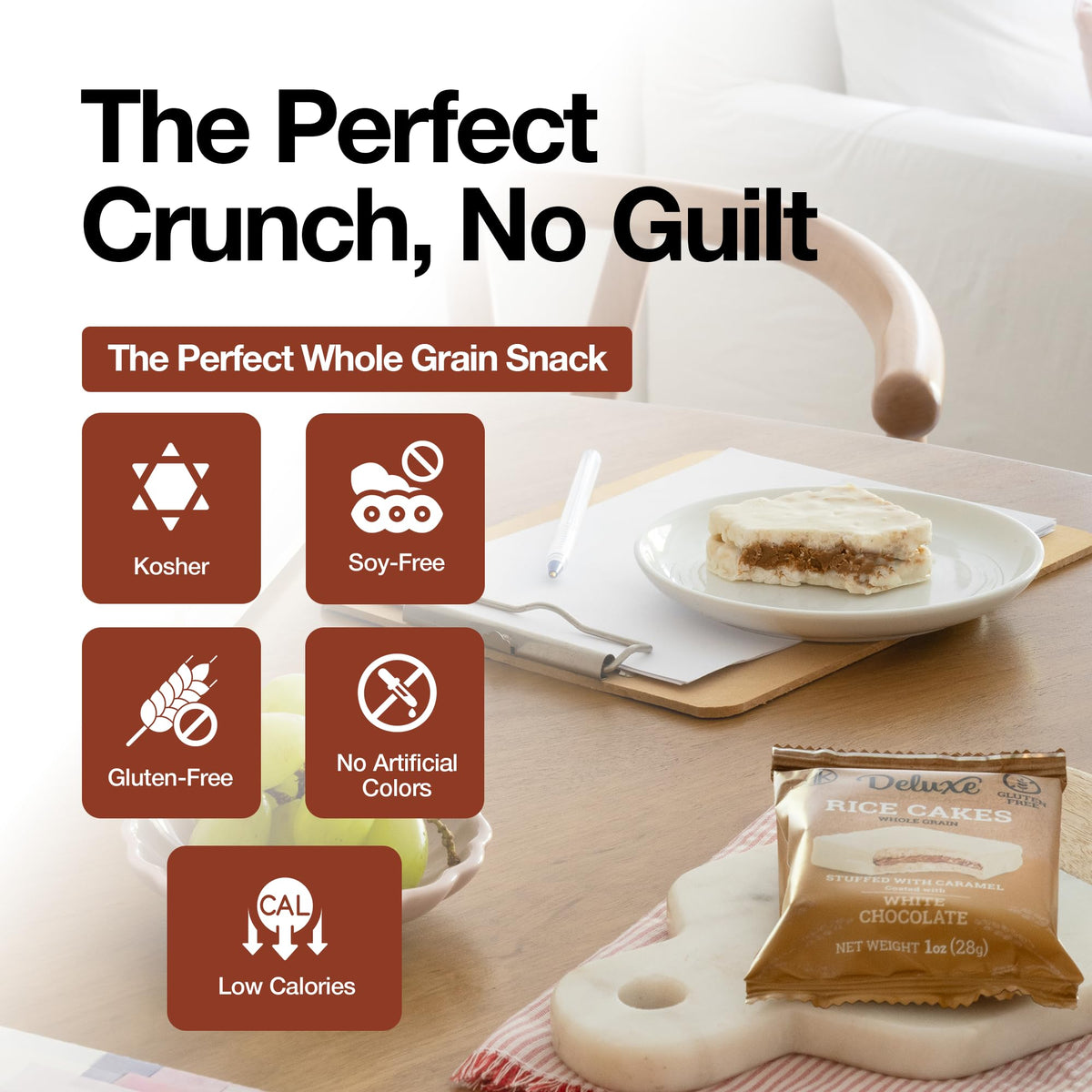 Deluxe & Bla Bla gluten-free whole grain rice cake for gluten-free diets