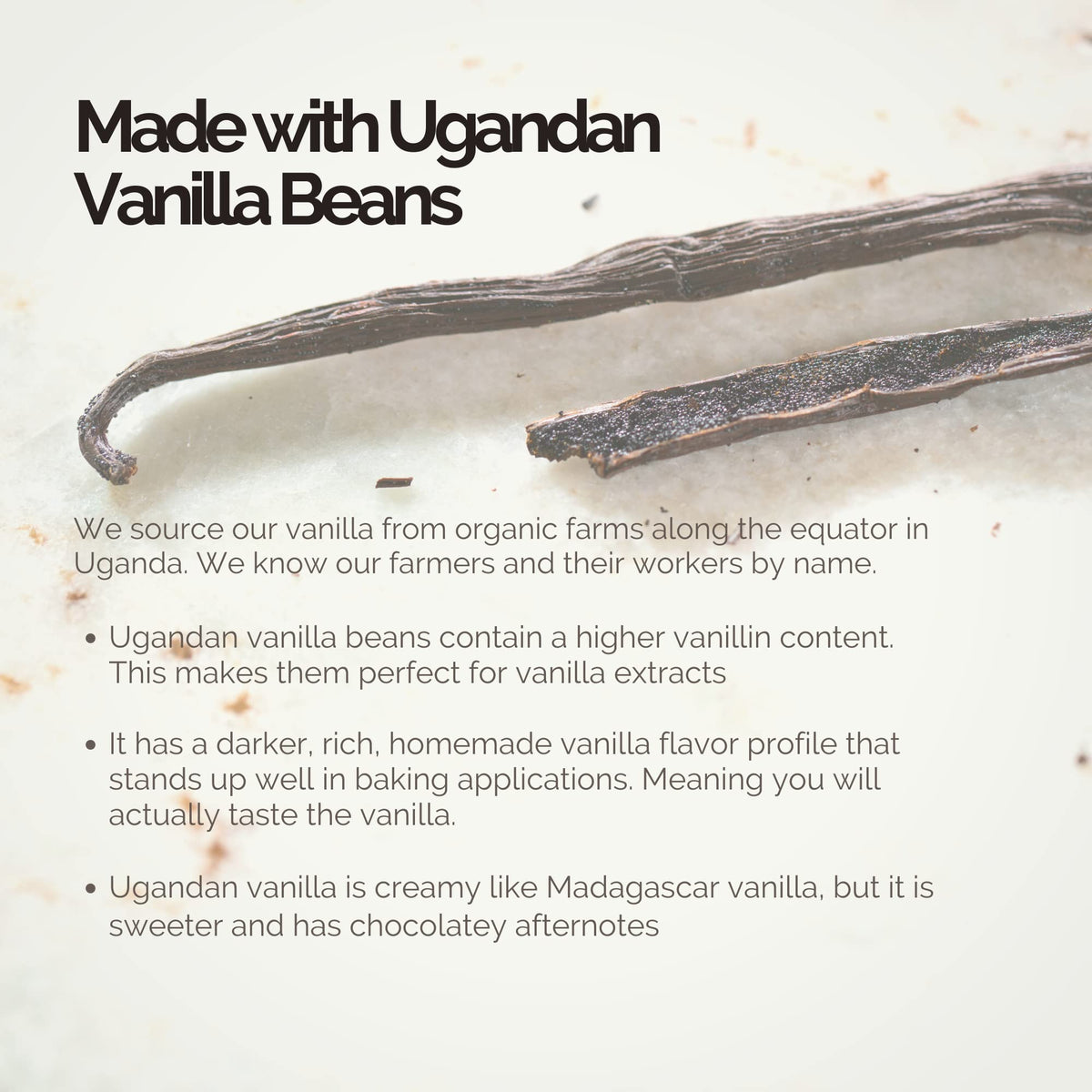 Deluxe Fine Foods vanilla bean paste packaging ready for home or bakery