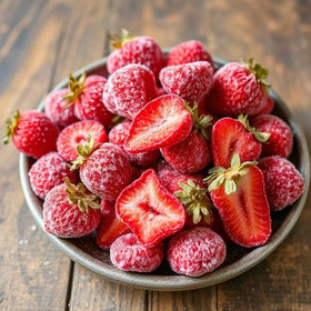 Demeter Botanicals baking with strawberry powder image emphasizes versatile dessert uses.