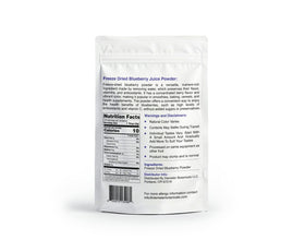 Close-up of blueberry powder texture ideal for baking and desserts