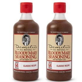 Demitri's Bloody Mary Seasoning Classic bottle pour for bold cocktails