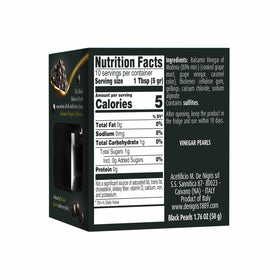 De Nigris Modena Balsamic Vinegar bottle provides a rich glaze for roasted vegetables.