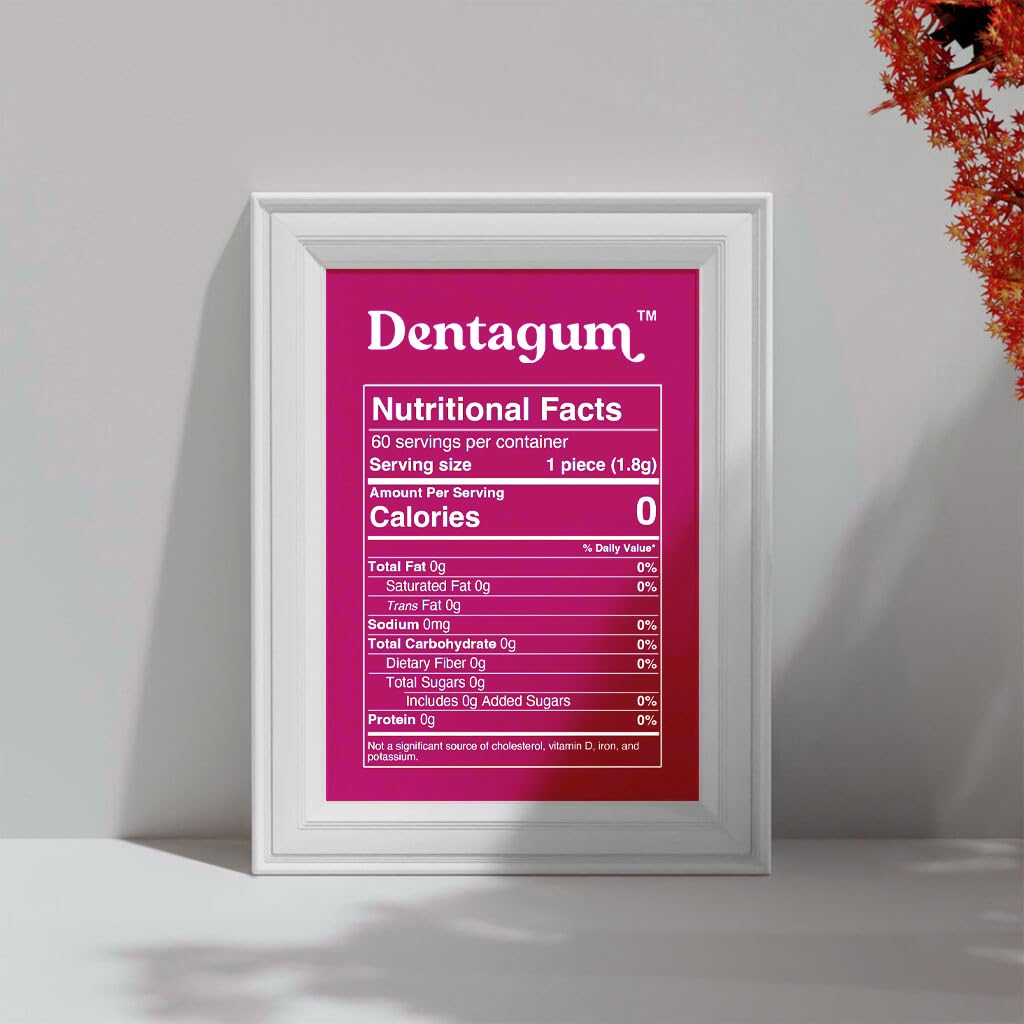 Dentagum on-the-go 60-piece pouch for convenient oral care.