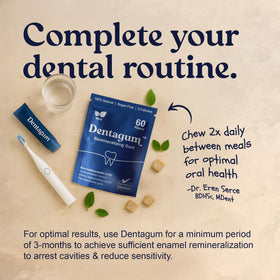 Dentagum tree-sap gum base delivers traditional texture and long-lasting chew.