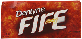 Dentyne Fire gum on the go keeps breath ready