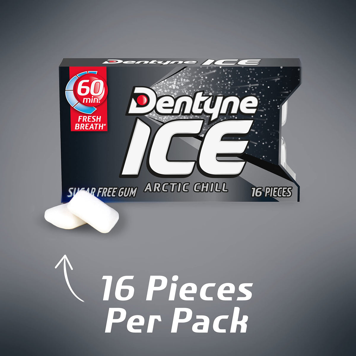 Dentyne Ice Arctic Chill travel pack enables quick breath refresh.