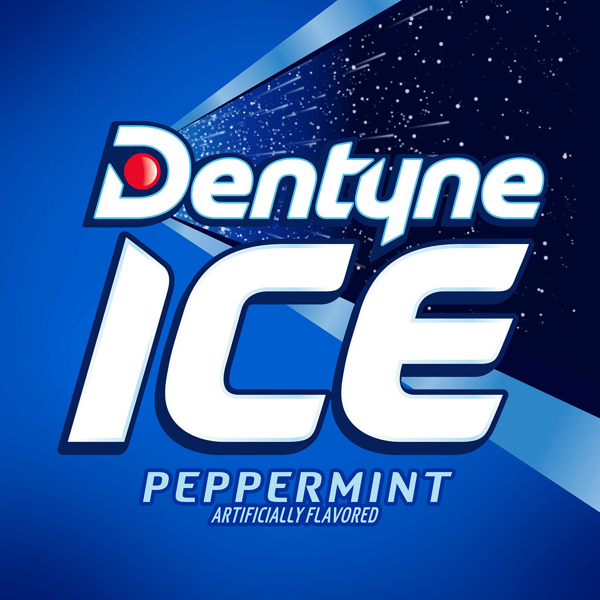 Dentyne Ice Peppermint Gum on desk suggests quick breath refresh.