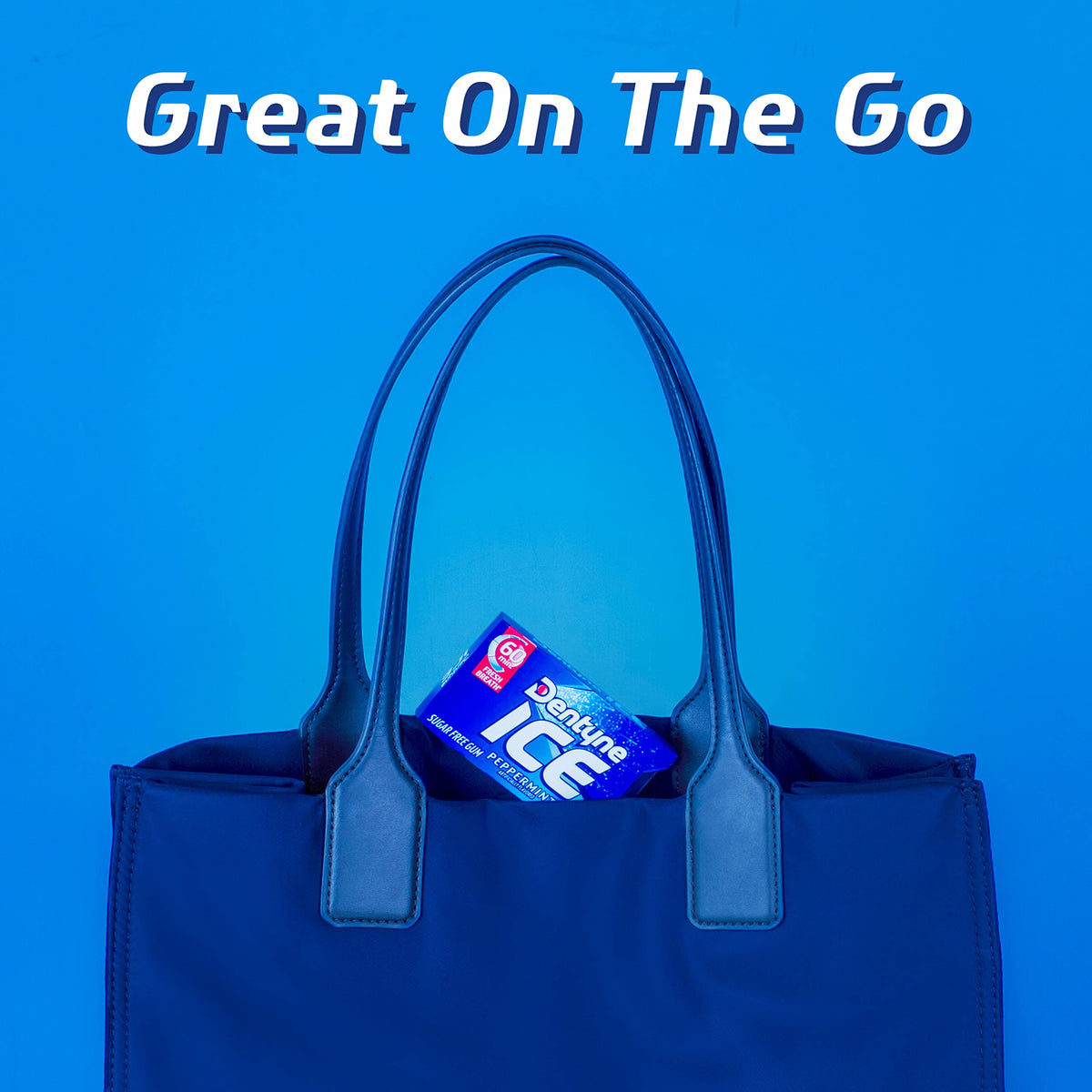 Open-pack chewing gum with cooling peppermint aroma by Dentyne