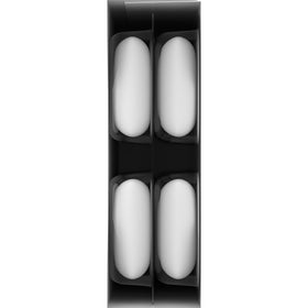 Close view of Dentyne Ice Winter Chill gum with 16 pieces per pack for on-the-go freshness