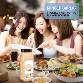 Dependable Foods Minced Garlic enhancing dishes with bold flavor.