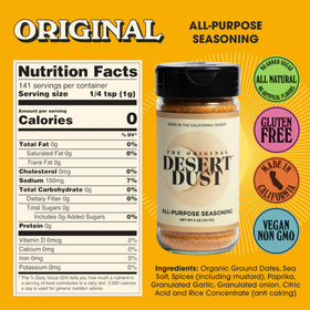 Jar closeup label emphasizes gluten-free, non-GMO ingredients.