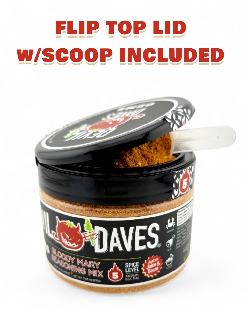 Bar setup features Devil Daves seasoning tub ready for service.