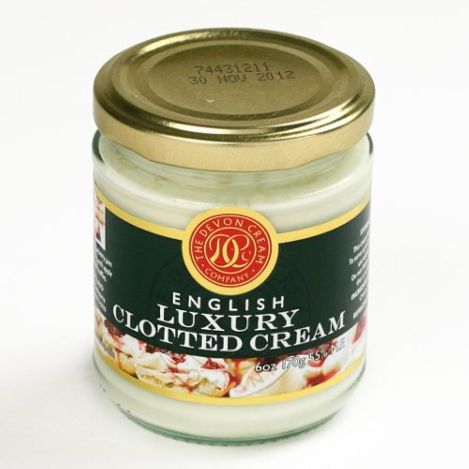 Devon Cream Company clotted cream plain jar; ideal topping for fresh scones.