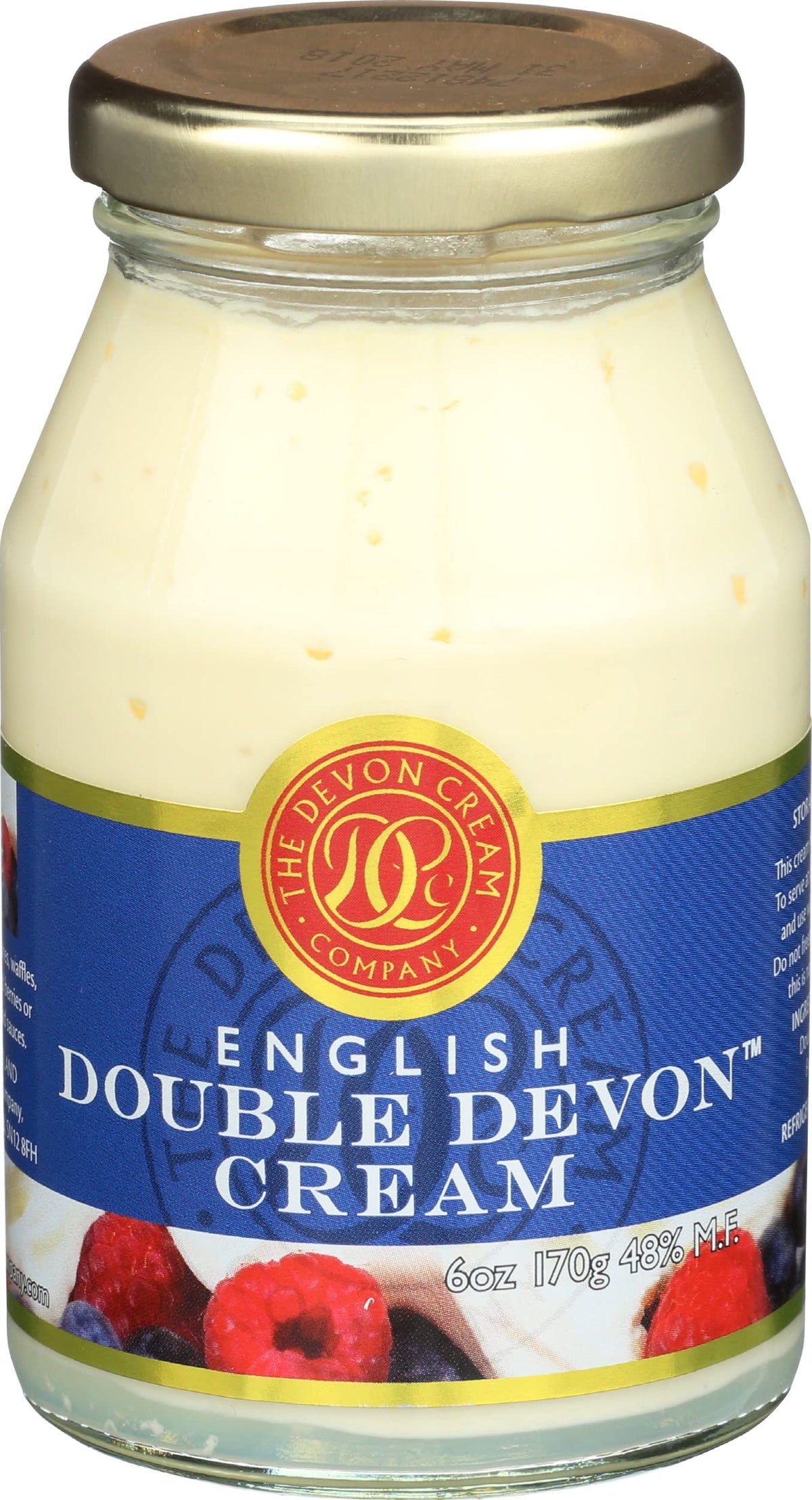 Devon Cream Company Coombe Castle English cream jar, ideal for spreading on warm scones