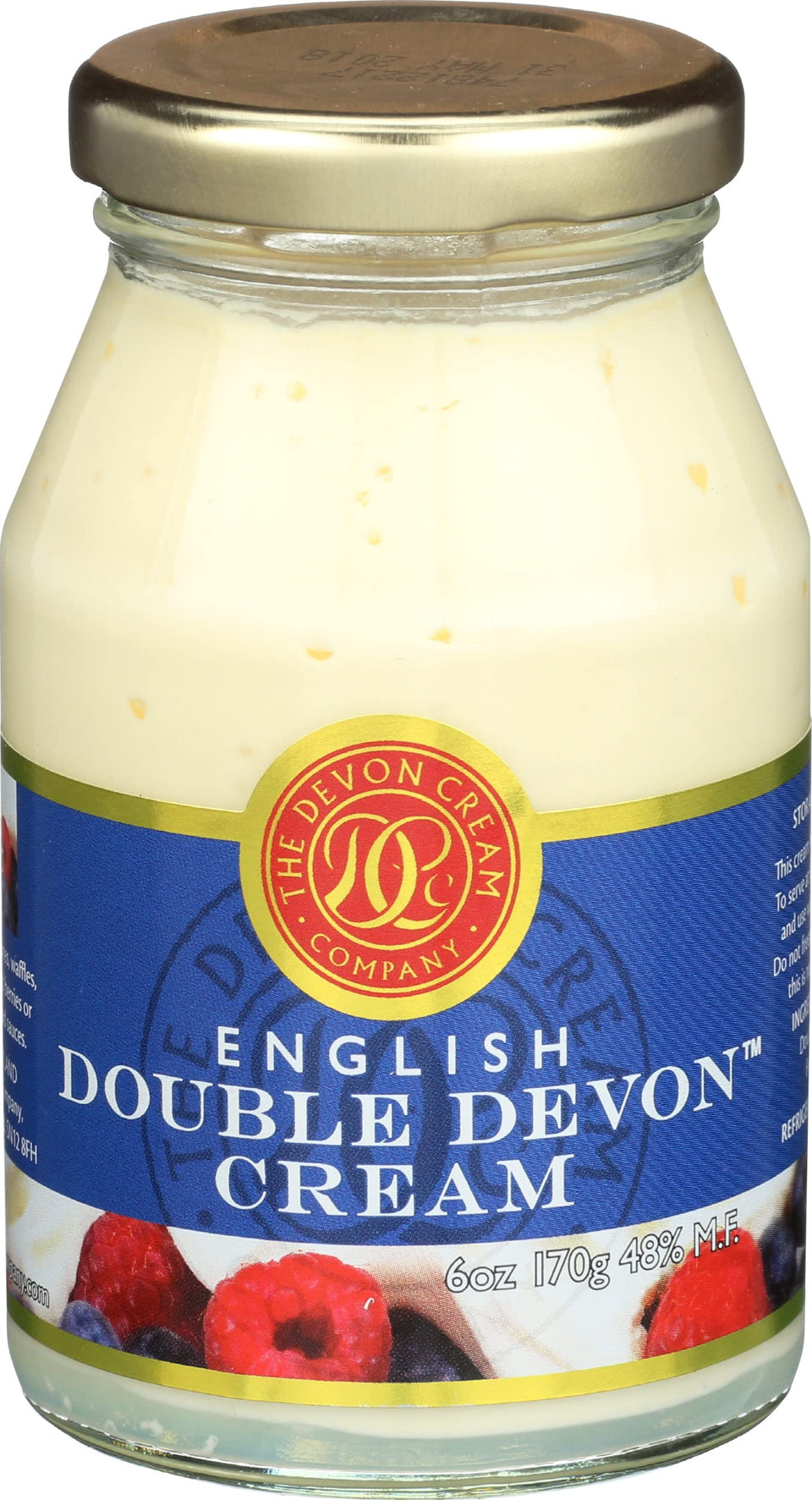 Devon Cream Company Coombe Castle English cream jar, ideal for spreading on warm scones