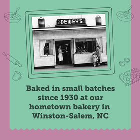 Dewey's Bakery Assorted flavor cookies display for sharing and gifting ideas.