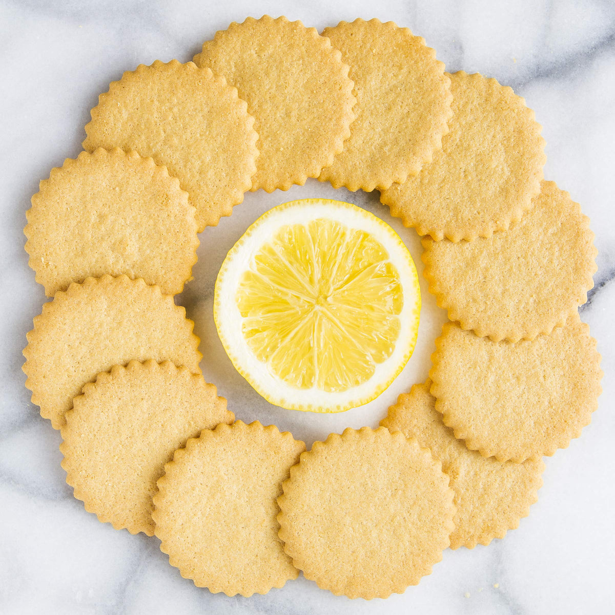 Dewey's Meyer Lemon Cookie Thins open pack invites sharing
