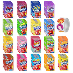 DF LUXURY Kool Aid packets 72-pack ready for on-the-go flavor variety.