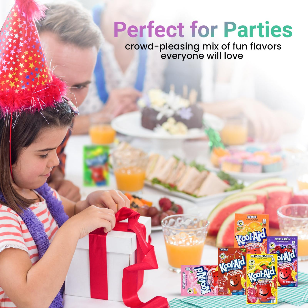 DF LUXURY Kool Aid stickers in random assortment for playful customization.